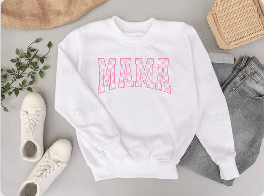 Mama - pink print
